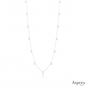 Asprey White Gold Diamond Necklace
